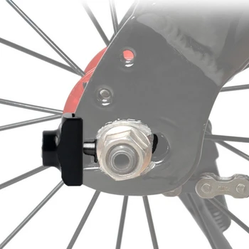 Bicicleta de ajuste de la Cadena Tensor de la Broche de la Aleación de Aluminio Perno de BMX Bicicleta Fixie D2TC