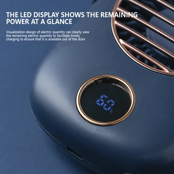 Cuello Ventilador Portátil Mini Usb Fans Refrigerador de Aire Recargable Ventilador Pequeño de Viaje de Mano Eléctrico del Ventilador de Enfriamiento Silencioso para el Hogar