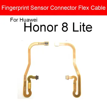Home Botón Flex Cable de la Asamblea Para Huawei Honor 8 Lite de la Juventud PRA-AL00 PRA-AL00X PRA-TL10 Casa Flex Cable de Cinta de Repuesto