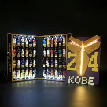 Kobe Bloques de Construcción de Libro de Coleccionista Edición Conmemorativa del Álbum de Luz LED de Regalo de Cumpleaños del Muchacho de los Bloques no incluido)