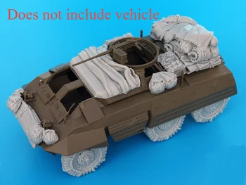 1:35 Escala de Resina fundida Vehículo Blindado Tanque, Carro de Modificación de Piezas No Incluye Sin pintar Modelo de Tanque que NOS M20