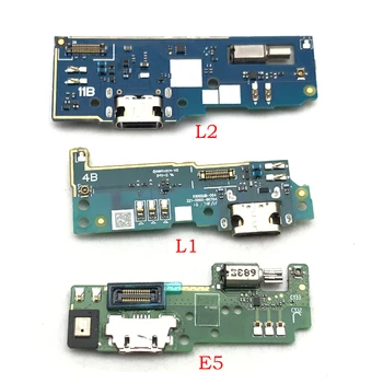 1Pcs Dock Conector Micro USB Puerto de Carga Flex Cable Para Sony Xperia E5 L1 L2 M5 XA XA1 XA2 Ultra