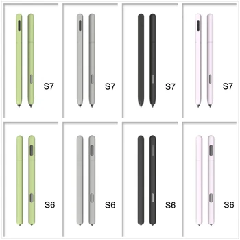 Para Samsung Galaxy Tab S6 S6Lite S7 S Pen De La Cubierta De La Tableta De Silicona Caso De La Caja De Lápiz Compatible S6 Lite