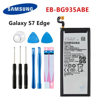 SAMSUNG Original EB-BG935ABE 3600mAh Batería para Samsung Galaxy S7 Edge SM-G935 G9350 G935F G935FD G935W8 G9350 +Herramientas
