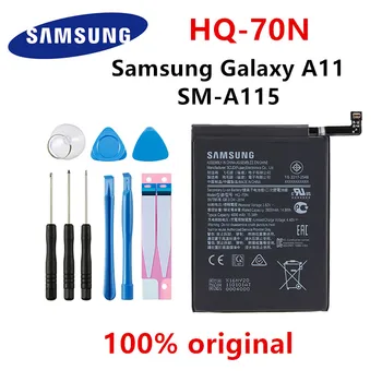 SAMSUNG Original HQ-70N 4000mAh Batería de Recambio Para Samsung Galaxy A11 A115 SM-A115 las Baterías para teléfono Móviles+Herramientas