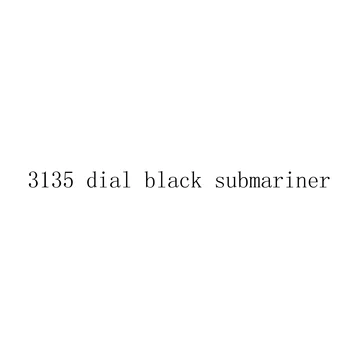 3135 de marcado para submariner 116610 esfera de color negro y las manos super lumionus 27.8 mm
