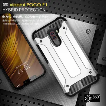 Para Xiaomi PocoPhone F1 Redmi Nota 5 Pro Mi Caso Max 3 2 A1 A2 8 SE 6X Armadura Resistente Cubierta Protectora Para el Redmi Nota 6 5A 6A S2