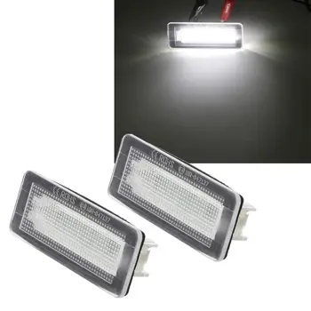 2x 18 SMD LED Número de Placa Lámpara de Luz Libre de Errores Para el Benz Smart Fortwo Coupe Convertible 450 451 W450 W453 B36B