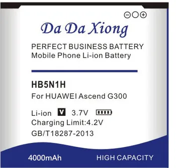 4000mAh HB5N1H Batería para Huawei Ascend G300 G305T U8818 U8815 C8812 U8825D C8825D T8828 M660 Y320 G330D de la batería del Teléfono