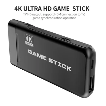 Retro Mini 4K de Vídeo Juego de la Consola Portátil de Doble Jugadores Controlador Inalámbrico de Juegos de Stick игровая приставка