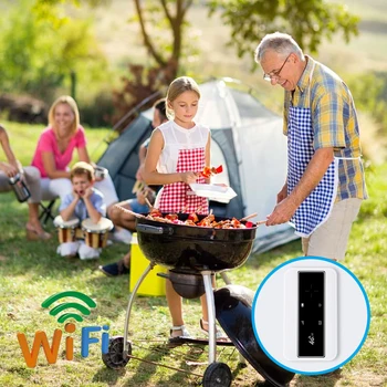 KuWFI Mini 4G, Router 3G/4G LTE Inalámbrica de Wifi del Módem Portátil de Bolsillo Wi-fi Hotspot Móvil para Coche Router Wi-fi Con Ranura de la Tarjeta Sim