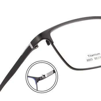 Reven Jate 8803S Óptica Gafas de Titanio Puro Marco de Anteojos Recetados Rx Hombres Gafas para los hombres Gafas