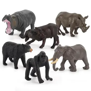24 Tipos de Simulación de Ovejas de las Figuras de Acción PVC Figura de Colección de Juguetes de Animales Silvestres de la Figura de Figuritas Cognitivo de los Niños Juguetes