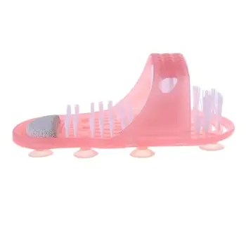 De plástico de Baño Zapato de Piedra Pómez Pie del Lavador de Ducha Cepillo Masajeador de Zapatillas para los Pies, Productos para el Baño de Atención