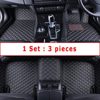 RHD Alfombras Alfombras Para el Subaru XV 2017 2016 2013 2012 de Cuero de Coche alfombras de Piso Almohadillas plantares Personalizados Auto Accesorios Interiores
