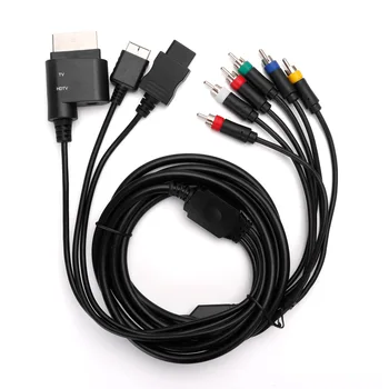 6 ft. Audio Video Cable de Componentes para PS2 PS3 Xbox 360 Wii/wiiu