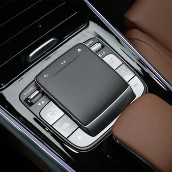 Coche del Centro de la Consola Multimedia Botones de Lentejuelas Recorte Para Mercedes Benz W177 B W247 Clase CLA C118 GLB X247 GLA H247 2020-2021