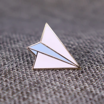 Origami de Papel de la Grúa del Pin de la Solapa Broche de regalo para parejas