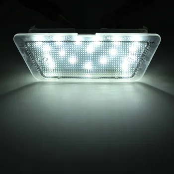 Blanco de 18 6000K Super Brillante LED de Coche Auto parte Trasera Número de Licencia de la Luz de la Placa de Vauxhall Opel Astra G MK4 1998-2004