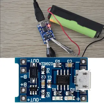 5V Micro USB 1A 18650 batería de Litio de Carga de la Batería de la Junta Cargador Módulo de Protección, Nuevo Cargador de Batería Módulo de