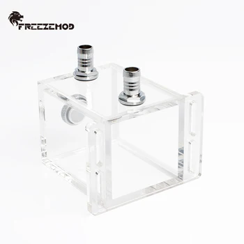 FREEZEMOD PC Agua de Enfriamiento Completo de Acrílico Transparente de Pequeño Depósito de Agua Con la Extensión de Fijación de la Positio,GQSX-T3