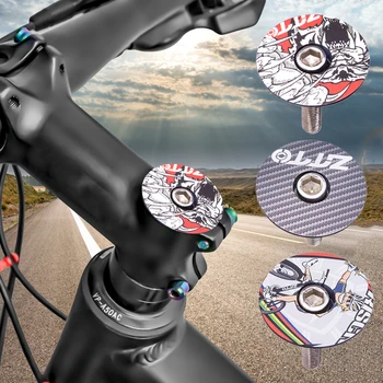 ZTTO MTB Bicicleta de Carretera Tazón, Cubrir de Bicicletas Madre Superior 28.6 mm Tubo de Horquilla Auricular Tapa del Tubo de Auriculares Tapa de Accesorios de Ciclismo