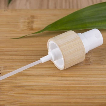 Nueva Llegada 20-120ml de la Bomba de la Botella de la Loción de Espuma Amable de Bambú Vacío sin aire Maquillaje Crema de Cuidado de la Piel Recargables, Cosméticos Para la Mujer