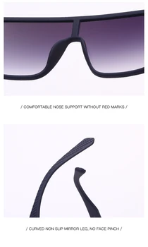 LAMOFUR 2021 Nueva Rectanglar Gafas de sol de las Mujeres de los Hombres del Cuadrado de la Moda Masculina de Gafas de Sol de Marca Diseño de Una sola pieza de la Lente UV400 Gafas de 32090