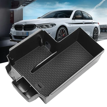Coche Reposabrazos Central Cuadro para BMW 5 Serie G30 G31 2020 2021 Consola central Organizador de la Estiba de la Limpieza