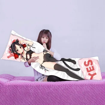 Anime kaguya sama: el amor es la guerra funda de almohada Dakimakura caso de chica Sexy 3D de Doble cara la ropa de Cama Abrazando el Cuerpo funda de almohada