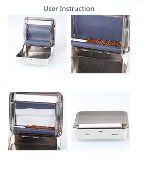 70mm/78mm/110mm de Metal Automática de Cigarrillos de Tabaco con la Máquina de Laminación de Rodillo de la Caja de Cigarrillo Accesorios