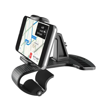 Soporte para coche Sujetador Clip Auto del Tablero del Monte Teléfono Móvil GPS Titular de Soporte Con el Número de Placa Para el IPhone de Samsung, Xiaomi