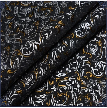 75x50cm de estilo floral de damasco de seda de raso brocado de la tela del telar jacquar de vestuario de la tapicería de los muebles de la cortina material de la ropa