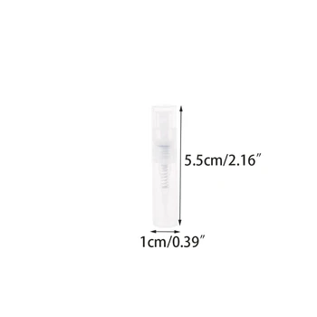 2ml de Plástico Pequeña Perfume Spray Vacía Botellas de Envases de productos Cosméticos Botella de Spray