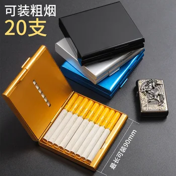 Delgada Cubierta de la caja de Cigarrillos Creativo folio en caso de cigarrillos Fumar Cigarrillos Cuadro de Bolsillo en la Manga Cubierta del Paquete de Cigarrillos