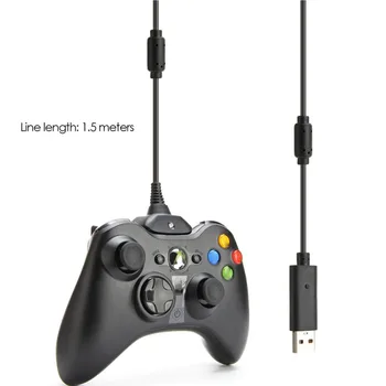 1.5 m Cable de Carga USB para Xbox 360 Wireless Controlador de Juego de Juego de Carga Cargador Cable de Cable de Alta Calidad Juego de Accesorios Nuevos