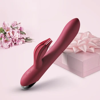 Nueva 2021 Potente Consolador Conejo Vibrador Estimulador de Clítoris Vaginal Masaje Vibrador punto-G Adulta de los Juguetes Sexuales para Mujeres