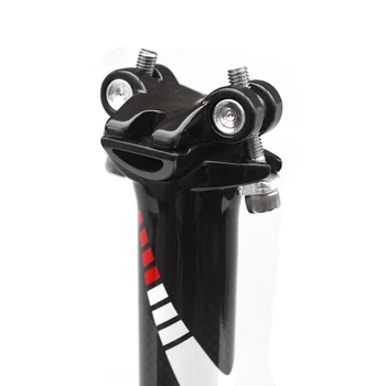 Ullicyc Completo de Fibra de Carbono Tija de sillín de Bicicleta de Montaña/Bicicleta de Carretera de tijas de sillín tubo de Asiento 27.2/30.8/31.6*350/400mm SZG26