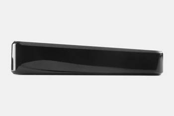 Mstone Negro Cristal Resto de Muñeca Hecha de K5 de vidrio con patas de Goma para teclados mecánicos gh60 xd60 xd64 80% 87 104 xd84