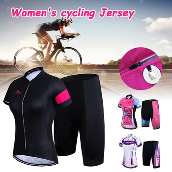 X-Tigre de la Mujer Jersey de Ciclismo Conjunto de Verano Anti-UV Bicicleta Bicicleta Ropa de secado Rápido de Montaña Femenina Ropa Bici Ciclismo Conjunto