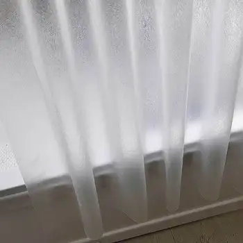 2D Translúcido Cortina de Ducha de la Partición de Seda EVA Impermeable de la Cortina de Baño Cortina de Baño Congelado Cortina Transparente