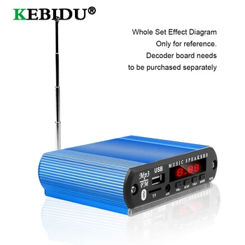 Universal Inalámbrico Bluetooth WMA Decodificador de la Junta de MP3 Reproductor de Música del Coche con el Apoyo de Radio USB SD FM Módulo de Audio el Caso de los Accesorios del Coche