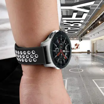 El deporte de silicona reloj de 20/22 mm de la banda de la correa para Amazfit Bip Samsung Galaxy reloj 3 41 45 mm de bandas de marcha, s3 Frontera/Clásico Activa