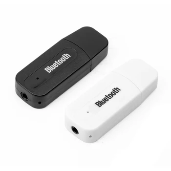 USB Transmisor-Receptor de Audio compatibles con Bluetooth 4.0 Adaptador Para el Coche de PC TV HD de alta fidelidad Receptor Inalámbrico LCD de 3.5 MM Adaptador AUXILIAR