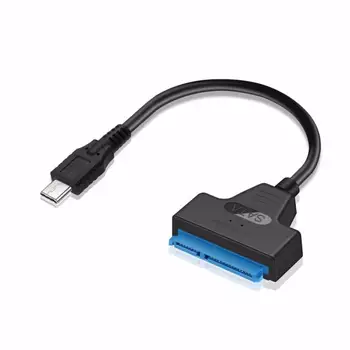 USB 3.0 Cable SATA SSD HDD SATA de 3 A USB Fácil de Cables de la Unidad De 2,5 Pulgadas Mobile Disco Duro Externo USB Adaptador de 22 Pin PC de la Computadora