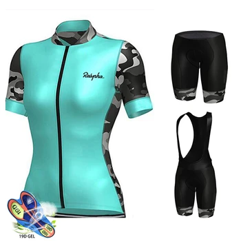 2021 EQUIPO Skinsuit nueva Jersey de Ciclismo 19D Gel de pantalones Cortos en Bicicleta Traje de MTB Ropa Ciclismo Mujeres de Verano de Ciclismo Maillot Culotte Ropa