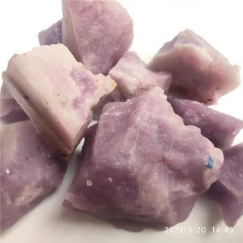 Natural Lila Púrpura De Piedra Muestras De Minerales De La Colección De Piedras De Piedras Decorativas