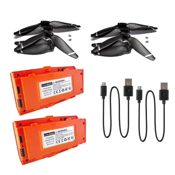 Piezas de repuesto de Baterías Cargador USB Cable de Hélices de Palas Alas para L900 L900Pro RC Drone Quadcopter