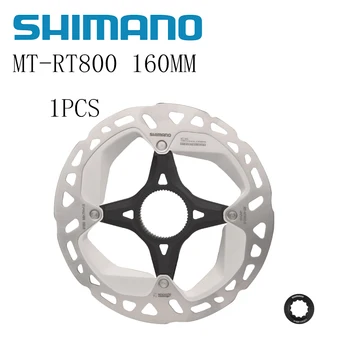 SHIMANO MT-RT800 Medio de Bloqueo de Frenos de Disco de 160mm de Bicicleta de Montaña de la Tecnología de Enfriamiento de MTB Bicicleta Ciclismo Accesorios de Acero Inoxidable