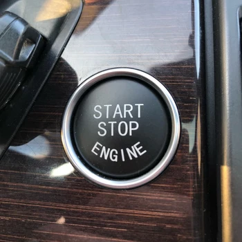 Coche de la Uno-llave Botón de arranque del Motor Interruptor de Encendido Tapa de ajuste para BMW E Chasis X1 E84 X3 E83 X5 E70 X6 E71 E90 E91 E92 E93 E60